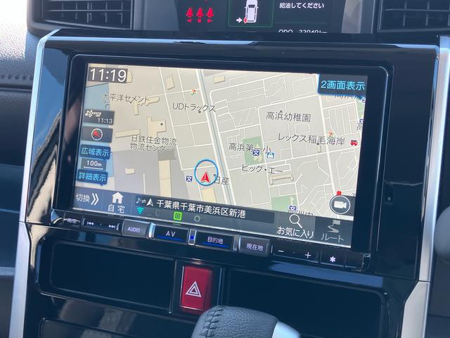 トールカスタムＧ９型ナビ／ＴＶ／ＢＴ／ＵＳＢ　バックカメラ　前後ドラレコ　全車速追従クルコン　シートヒーター　ＬＥＤヘッドライト　オートライト　オートハイビーム　コーナーセンサー　電動駐車ブレーキ　キーフリー　アルミ（千葉県）の中古車