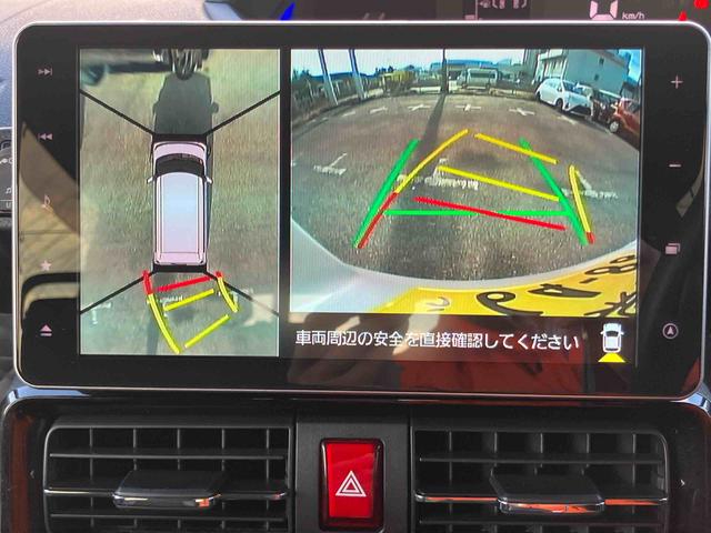 タントカスタムＸパノラマカメラ連動９インチフルセグナビ　ブルートゥース対応　ＵＳＢ接続　ＴＶナビキット　フロント．リヤドライブレコーダー連動　ブラインドスポットモニター　運転席ロングスライドシート　前席シートヒーター（千葉県）の中古車