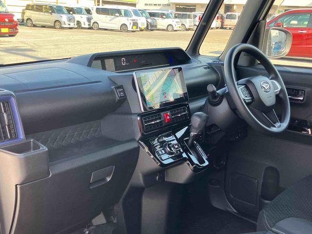 タントカスタムＸパノラマカメラ連動９インチフルセグナビ　ブルートゥース対応　ＵＳＢ接続　ＴＶナビキット　フロント．リヤドライブレコーダー連動　ブラインドスポットモニター　運転席ロングスライドシート　前席シートヒーター（千葉県）の中古車