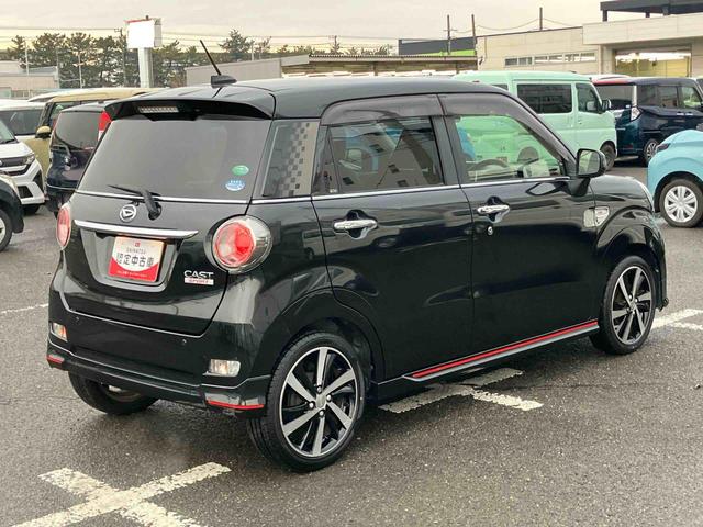 キャストスポーツSAIIターボ バックカメラ ETC MOMO製革巻ハンドル パドルシフト ステリモ 16インチアルミ LEDヘッドライト オートライト スマアシ 運転席シートヒータ キーフリー ボタンスタート フォグランプ(千葉県)の中古車