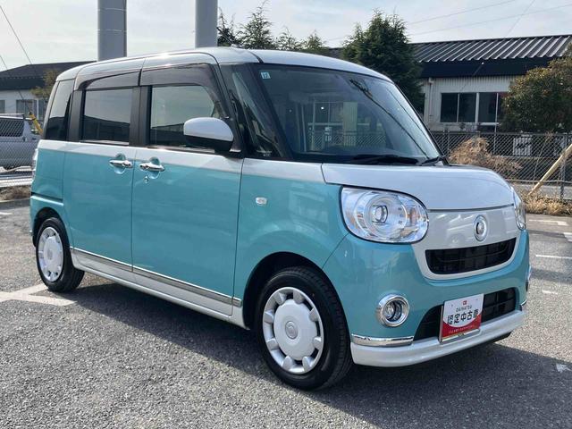 ムーヴキャンバスＧブラックインテリアリミテッド　ＳＡIIIパノラマカメラ連動フルセグナビ　ＵＳＢ接続　ブルートゥース対応　フロント．リヤドライブレコーダー連動　ＥＴＣ　室内イルミネーションパック　置きラクボックス　助手席シートアンダートレイ（千葉県）の中古車