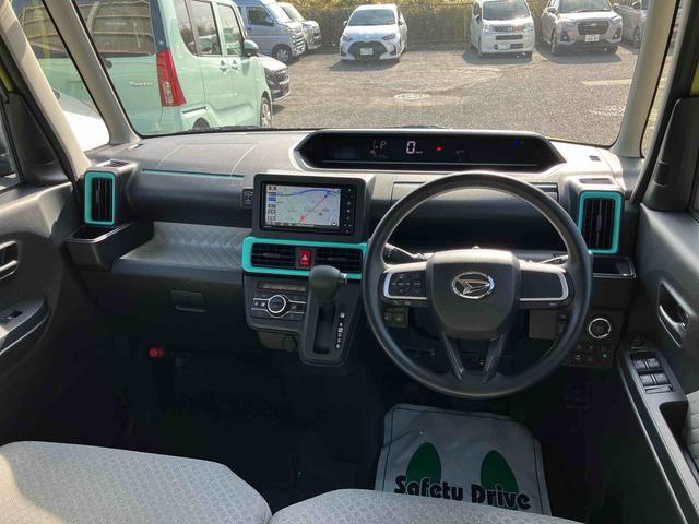 タントＸナビ／ＢＴ／ＴＶ／ＤＩＳＣ／バックカメラ／ステアスイッチ　前後ドラレコ　左側パワスラ　ＬＥＤヘッドライト　スマートキー　電格ドアミラー　シートヒーター　シートバックテーブル　衝突被害軽減ブレーキ（千葉県）の中古車