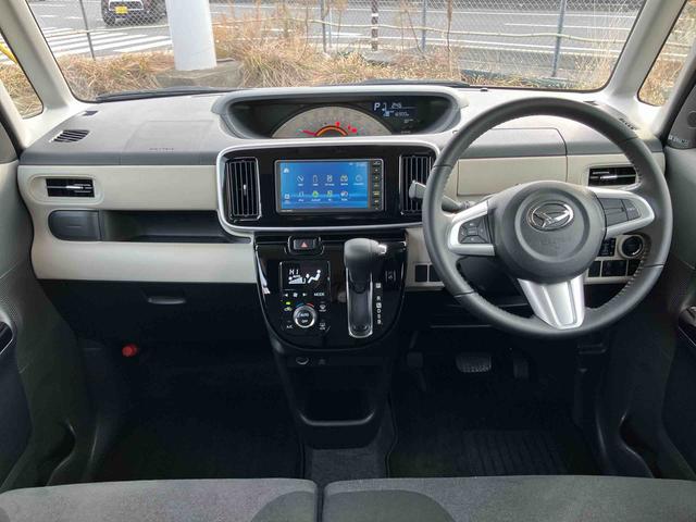 ムーヴキャンバスＸブラックインテリアリミテッド　ＳＡIIIパノラマカメラ連動ＤＶＤチューナー　ＵＳＢ接続　ブルートゥース対応　衝突被害軽減ブレーキ　横滑り防止装置　アイドリングストップ　置きラクボックス　オートライト　オートハイビーム　ショッピングフック（千葉県）の中古車