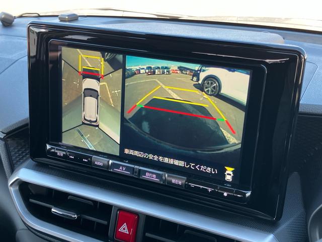 ロッキープレミアムＧ　ＨＥＶＨＥＶ　９型ナビ／ＴＶ／ＤＶＤ／ＢＴ／ＵＳＢ　全周囲カメラ　前後ドラレコ　ＥＴＣ　全車速追従クルコン　ＬＥＤヘッドランプ　ＡＤＢ　リヤフォグ　コーナーセンサー　シートヒータ　アルミ　ＢＳＭ　Ａ／Ｃ電源（千葉県）の中古車