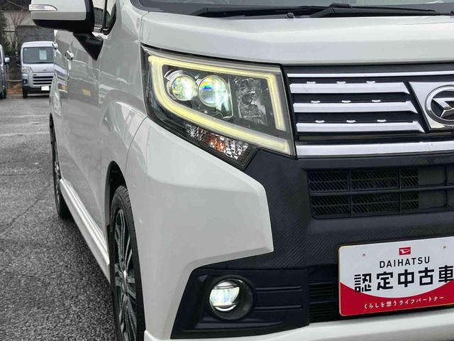 ムーヴカスタム　ＲＳ　ＳＡIIターボ　ナビ／ＴＶ／ＢＴ／ＵＳＢ／ＤＶＤ　バックカメラ　ＬＥＤヘッドライト　オートライト　トップシェイドガラス　革巻ステアリング　ステアリングリモコン　キーフリー　盗難防止アラーム　アルミ　スマアシ２（千葉県）の中古車