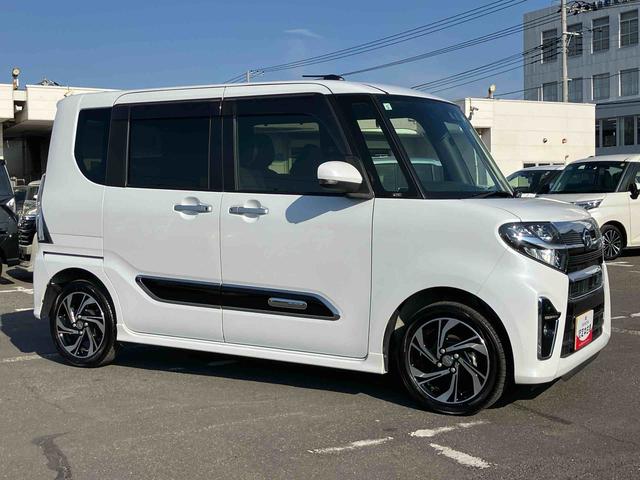 タントカスタムRSスタイルセレクション 4WDターボ 9型ナビ/BT/TV/DISC/バックカメラ/ステアスイッチ 前後ドラレコ ETC サイドガーニッシュ 両側パワスラ 15インチアルミ LEDヘッド/フォグ スマートキー シートヒーター(千葉県)の中古車