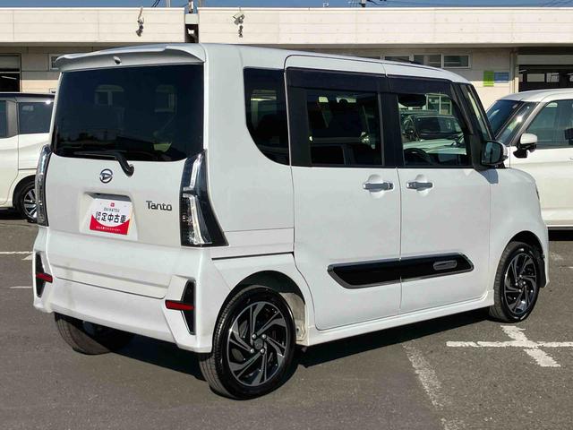 タントカスタムRSスタイルセレクション 4WDターボ 9型ナビ/BT/TV/DISC/バックカメラ/ステアスイッチ 前後ドラレコ ETC サイドガーニッシュ 両側パワスラ 15インチアルミ LEDヘッド/フォグ スマートキー シートヒーター(千葉県)の中古車