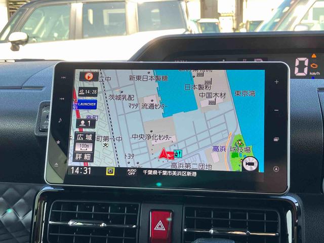 タントカスタムRSスタイルセレクション 4WDターボ 9型ナビ/BT/TV/DISC/バックカメラ/ステアスイッチ 前後ドラレコ ETC サイドガーニッシュ 両側パワスラ 15インチアルミ LEDヘッド/フォグ スマートキー シートヒーター(千葉県)の中古車