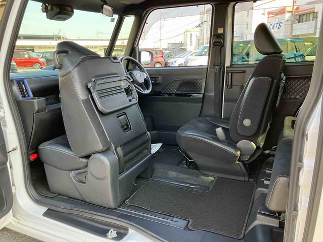 タントカスタムＲＳ９型ナビ／ＢＴ／ＴＶ／ＤＩＳＣ／バックカメラ／ステアスイッチ　前後ドラレコ　ＥＴＣ　両側パワスラ　１５インチアルミ　ＬＥＤヘッド＆フォグ　スマートキー　シートヒーター　シートバックテーブル　クルコン（千葉県）の中古車