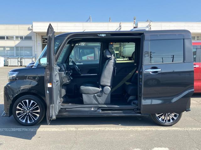 タントカスタムＲＳターボ　９型ＤＳＡ／ＴＶ／ＢＴ／ＵＳＢ　バックカメラ　前後ドラレコ　ＥＴＣ　ＬＥＤヘッドライト　オートライト　ＡＤＢ　スマアシ　コ−ナ−センサー　シートヒーター　両側電動スライドドア　革ステ　アルミ（千葉県）の中古車