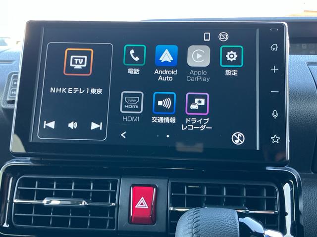 タントカスタムＲＳターボ　９型ＤＳＡ／ＴＶ／ＢＴ／ＵＳＢ　バックカメラ　前後ドラレコ　ＥＴＣ　ＬＥＤヘッドライト　オートライト　ＡＤＢ　スマアシ　コ−ナ−センサー　シートヒーター　両側電動スライドドア　革ステ　アルミ（千葉県）の中古車