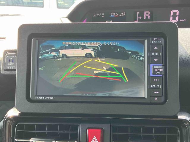 タントカスタムＸナビ／ＴＶ／ＤＶＤ／ＢＴ／ＵＳＢ　Ｂカメラ　前後ドラレコ　ＥＴＣ　両側Ｐスライド　ＬＥＤヘッドライト　オートライト　オートハイビーム　コ−ナ−センサー　シートヒーター　キーフリー　革巻きステア　アルミ（千葉県）の中古車