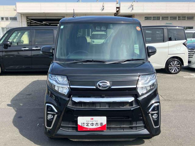 タントカスタムＸナビ／ＴＶ／ＤＶＤ／ＢＴ／ＵＳＢ　Ｂカメラ　前後ドラレコ　ＥＴＣ　両側Ｐスライド　ＬＥＤヘッドライト　オートライト　オートハイビーム　コ−ナ−センサー　シートヒーター　キーフリー　革巻きステア　アルミ（千葉県）の中古車