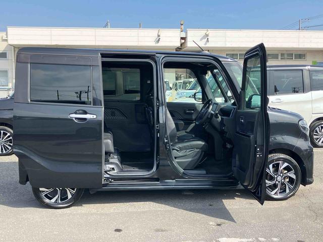 タントカスタムＸナビ／ＴＶ／ＤＶＤ／ＢＴ／ＵＳＢ　Ｂカメラ　前後ドラレコ　ＥＴＣ　両側Ｐスライド　ＬＥＤヘッドライト　オートライト　オートハイビーム　コ−ナ−センサー　シートヒーター　キーフリー　革巻きステア　アルミ（千葉県）の中古車