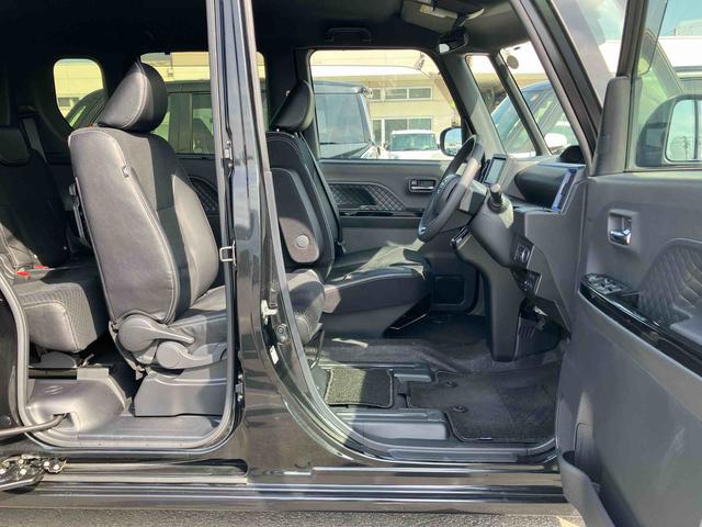 タントカスタムＸナビ／ＴＶ／ＤＶＤ／ＢＴ／ＵＳＢ　Ｂカメラ　前後ドラレコ　ＥＴＣ　両側Ｐスライド　ＬＥＤヘッドライト　オートライト　オートハイビーム　コ−ナ−センサー　シートヒーター　キーフリー　革巻きステア　アルミ（千葉県）の中古車