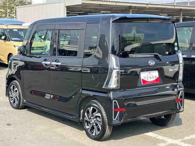 タントカスタムＸナビ／ＴＶ／ＤＶＤ／ＢＴ／ＵＳＢ　Ｂカメラ　前後ドラレコ　ＥＴＣ　両側Ｐスライド　ＬＥＤヘッドライト　オートライト　オートハイビーム　コ−ナ−センサー　シートヒーター　キーフリー　革巻きステア　アルミ（千葉県）の中古車