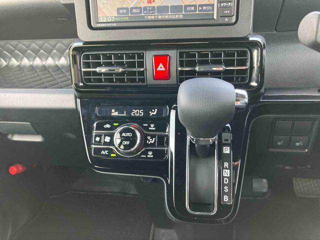 タントカスタムＸナビ／ＴＶ／ＤＶＤ／ＢＴ／ＵＳＢ　Ｂカメラ　前後ドラレコ　ＥＴＣ　両側Ｐスライド　ＬＥＤヘッドライト　オートライト　オートハイビーム　コ−ナ−センサー　シートヒーター　キーフリー　革巻きステア　アルミ（千葉県）の中古車