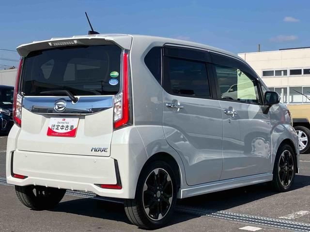 ムーヴカスタム RS ハイパーSAターボ ナビ/TV/BT/USB/DVD バックカメラ LEDヘッドライト オートライト トップシェイドガラス 革巻きハンドル ステアリングリモコン キーフリーシステム 盗難防止警報 アルミホイール(千葉県)の中古車