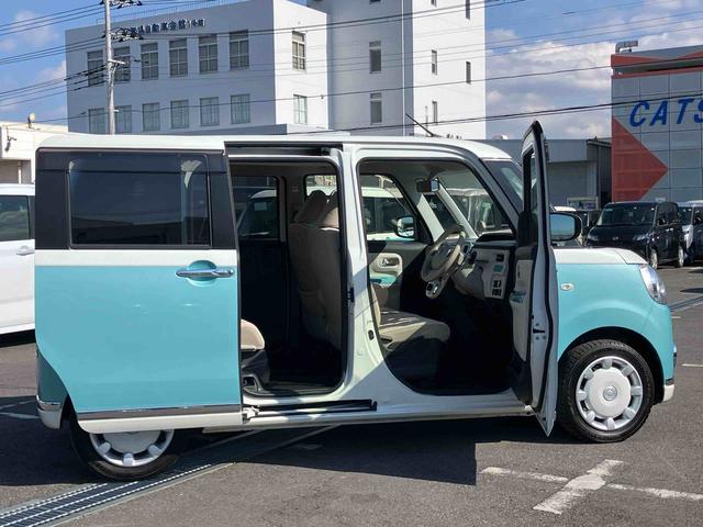 ムーヴキャンバスGメイクアップVS SAIIIナビ/TV/DVD/BT/USB 全周囲カメラ ETC 運転席シートヒーター LEDヘッドライト オートライト オートハイビーム スマアシ フロントガラスディアイサー 両側電動スライド 置き楽BOX(千葉県)の中古車