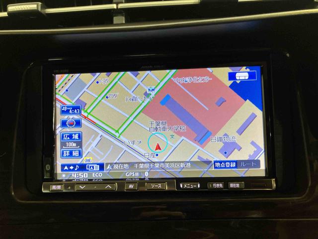 プリウスＳツーリングセレクションＨＤＤフルセグナビ　ブルートゥース対応　ビルトインＥＴＣ　センターコンソール下イルミネーション　リヤトノカバー　テレスコピックステアリング　バニティーミラー．照明付き左右サンバイザー（千葉県）の中古車