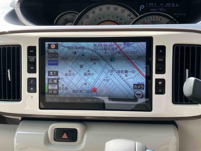 ムーヴキャンバスＧメイクアップリミテッド　ＳＡIII８型ナビ／ＴＶ／ＤＶＤ／ＢＴ／ＵＳＢ　全周囲カメラ　前後ドラレコ　置楽ボックス　ＬＥＤヘッドライト　オートライト　オートハイビーム　スマアシ　両側電動スライドドア　キーフリー　盗難防止警報　ステリモ（千葉県）の中古車