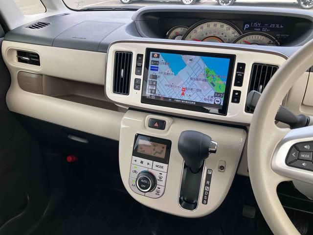 ムーヴキャンバスＧメイクアップリミテッド　ＳＡIII８型ナビ／ＴＶ／ＤＶＤ／ＢＴ／ＵＳＢ　全周囲カメラ　前後ドラレコ　置楽ボックス　ＬＥＤヘッドライト　オートライト　オートハイビーム　スマアシ　両側電動スライドドア　キーフリー　盗難防止警報　ステリモ（千葉県）の中古車