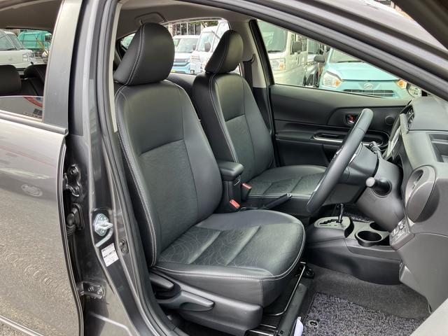 アクアＧブラックソフトレザーセレクションナビ／ＢＴ／ＴＶ／ＣＤ／Ｂカメラ　前後シート合成皮革表皮　ドアミラーウインカー　プッシュボタンスターター　オートエアコン　電動格納ドアミラー　オートライト　運転席シートリフター（千葉県）の中古車