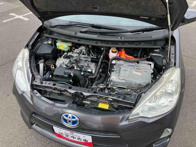 アクアＧブラックソフトレザーセレクションナビ／ＢＴ／ＴＶ／ＣＤ／Ｂカメラ　前後シート合成皮革表皮　ドアミラーウインカー　プッシュボタンスターター　オートエアコン　電動格納ドアミラー　オートライト　運転席シートリフター（千葉県）の中古車