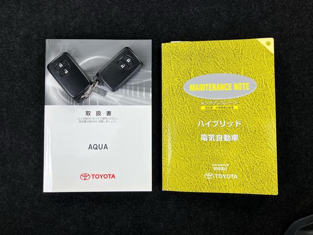 アクアＧブラックソフトレザーセレクションナビ／ＢＴ／ＴＶ／ＣＤ／Ｂカメラ　前後シート合成皮革表皮　ドアミラーウインカー　プッシュボタンスターター　オートエアコン　電動格納ドアミラー　オートライト　運転席シートリフター（千葉県）の中古車