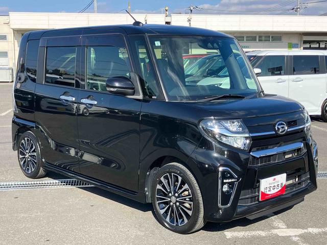 タントカスタムＲＳターボ　９型ナビ／ＴＶ／ＤＶＤ／ＢＴ／ＵＳＢ　バックカメラ　前後ドラレコ　ＥＴＣ　全車速追従クルコン　ＬＥＤヘッドライト　オートライト　ＡＤＢ　スマアシ　コ−ナ−センサー　シートヒーター　両電スライド（千葉県）の中古車