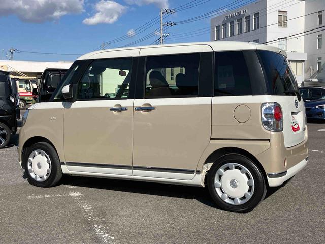 ムーヴキャンバスGメイクアップVS SAIIIナビ/BT/TV/DISC/全周囲カメラ/ステアリングスイッチ ETC 両側パワスラ LEDヘッド/フォグ メッキモール スマートキー 運転席シートヒーター 置きラクBOX 衝突被害軽減ブレーキ(千葉県)の中古車