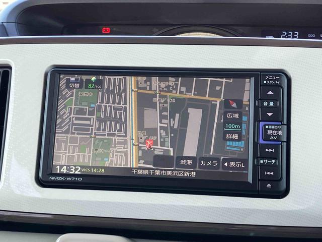 ムーヴキャンバスGメイクアップVS SAIIIナビ/BT/TV/DISC/全周囲カメラ/ステアリングスイッチ ETC 両側パワスラ LEDヘッド/フォグ メッキモール スマートキー 運転席シートヒーター 置きラクBOX 衝突被害軽減ブレーキ(千葉県)の中古車