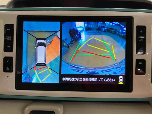 ムーヴキャンバスGメイクアップVS SAIIIパノラマカメラ連動8インチフルセグナビ USB接続 HDMI接続 フロント.リヤドライブレコーダー連動 TVナビキット ETC 置きラクボックス 運転席シートヒーター ウインドシールドディアイサー(千葉県)の中古車