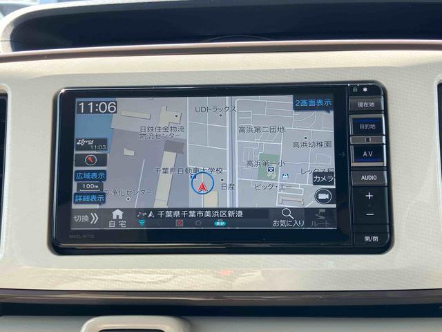 ムーヴキャンバスＧホワイトアクセントＶＳ　ＳＡIII４ＷＤ　ナビ／ＴＶ／ＤＶＤ／ＢＴ／ＵＳＢ　全周囲カメラ　前後ドラレコ　運転席シートヒーター　ＬＥＤヘッドライト　オートライト　オートハイビーム　スマアシ　フロントガラスディアイサー　両側電動スライド（千葉県）の中古車