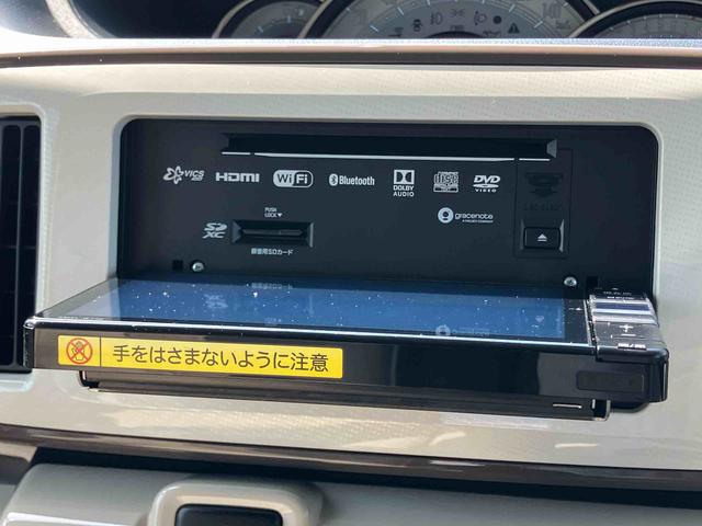 ムーヴキャンバスＧホワイトアクセントＶＳ　ＳＡIII４ＷＤ　ナビ／ＴＶ／ＤＶＤ／ＢＴ／ＵＳＢ　全周囲カメラ　前後ドラレコ　運転席シートヒーター　ＬＥＤヘッドライト　オートライト　オートハイビーム　スマアシ　フロントガラスディアイサー　両側電動スライド（千葉県）の中古車