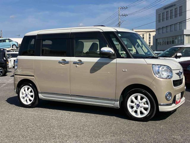 ムーヴキャンバスＧメイクアップＶＳ　ＳＡIIIナビ／ＢＴ／ＴＶ／ＤＩＳＣ／全周囲カメラ／ステアスイッチ　前後ドラレコ　ＥＴＣ２．０　リモコンエンジンスタート　ミニライト１４インチＡＷ　両側パワスラ　ＬＥＤヘッド／フォグ　運転席シートヒーター（千葉県）の中古車