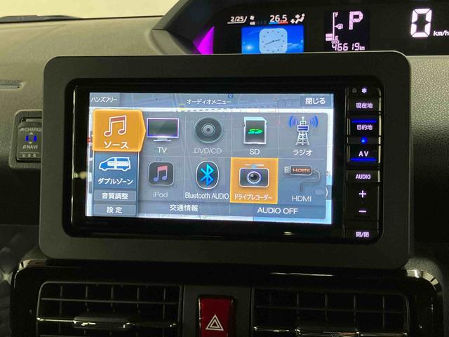 タントカスタムＲＳスタイルセレクションターボ　ナビ／ＴＶ／ＤＶＤ／ＢＴ／ＵＳＢ　バックカメラ　前後ドラレコ　ＥＴＣ　全車速追従クルコン　ＬＥＤヘッドライト　オートライト　ＡＤＢ　スマアシ　コ−ナ−センサー　シートヒーター　両側電動スライド（千葉県）の中古車