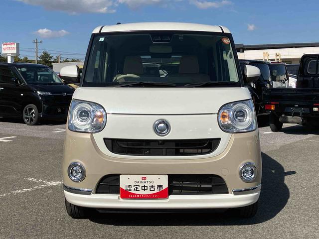 ムーヴキャンバスＧメイクアップＶＳ　ＳＡIIIナビ／ＢＴ／ＴＶ／ＤＩＳＣ／全周囲カメラ／ステアスイッチ　前後ドラレコ　両側パワスラ　ＬＥＤヘッド／フォグ　メッキモール　スマートキー　運転席シートヒーター　置きラクＢＯＸ　衝突被害軽減ブレーキ（千葉県）の中古車