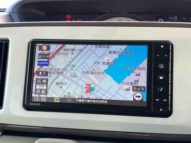 ムーヴキャンバスＧメイクアップＶＳ　ＳＡIIIナビ／ＢＴ／ＴＶ／ＤＩＳＣ／全周囲カメラ／ステアスイッチ　前後ドラレコ　両側パワスラ　ＬＥＤヘッド／フォグ　メッキモール　スマートキー　運転席シートヒーター　置きラクＢＯＸ　衝突被害軽減ブレーキ（千葉県）の中古車