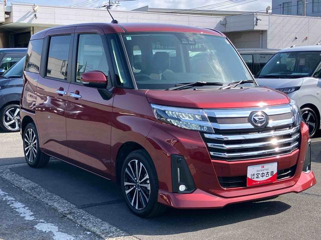 トールカスタムＧ　ターボターボ　９型ディスプレイオーディオ／ＴＶ／ＢＴ／ＵＳＢ　バックカメラ　全車速追従クルコン　ＬＥＤヘッドライト　オートライト　オートハイビーム　スマアシ　コーナーセンサー　電動駐車ブレーキ　キーフリー（千葉県）の中古車