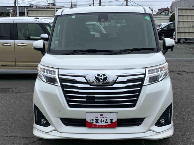 ルーミーカスタムＧ−Ｔターボ　９型ナビ／ＴＶ／ＢＴ／ＤＶＤ　バックカメラ　ドラレコ　ＥＴＣ　クルーズコントロール　ＬＥＤヘッドライト　オートライト　衝突被害軽減ブレーキ　リヤ障害物センサー　革巻きハンドル　スマートキー（千葉県）の中古車