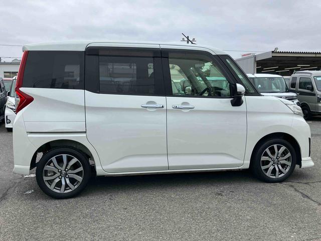 ルーミーカスタムＧ−Ｔターボ　９型ナビ／ＴＶ／ＢＴ／ＤＶＤ　バックカメラ　ドラレコ　ＥＴＣ　クルーズコントロール　ＬＥＤヘッドライト　オートライト　衝突被害軽減ブレーキ　リヤ障害物センサー　革巻きハンドル　スマートキー（千葉県）の中古車