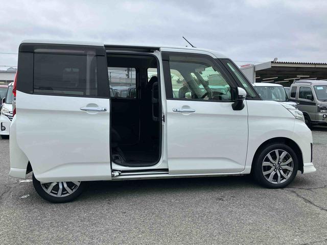 ルーミーカスタムＧ−Ｔターボ　９型ナビ／ＴＶ／ＢＴ／ＤＶＤ　バックカメラ　ドラレコ　ＥＴＣ　クルーズコントロール　ＬＥＤヘッドライト　オートライト　衝突被害軽減ブレーキ　リヤ障害物センサー　革巻きハンドル　スマートキー（千葉県）の中古車