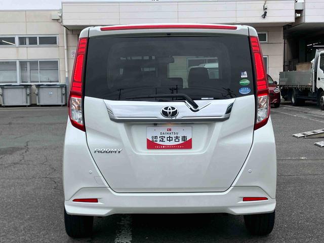 ルーミーカスタムＧ−Ｔターボ　９型ナビ／ＴＶ／ＢＴ／ＤＶＤ　バックカメラ　ドラレコ　ＥＴＣ　クルーズコントロール　ＬＥＤヘッドライト　オートライト　衝突被害軽減ブレーキ　リヤ障害物センサー　革巻きハンドル　スマートキー（千葉県）の中古車