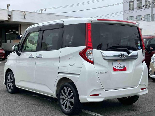 ルーミーカスタムＧ−Ｔターボ　９型ナビ／ＴＶ／ＢＴ／ＤＶＤ　バックカメラ　ドラレコ　ＥＴＣ　クルーズコントロール　ＬＥＤヘッドライト　オートライト　衝突被害軽減ブレーキ　リヤ障害物センサー　革巻きハンドル　スマートキー（千葉県）の中古車