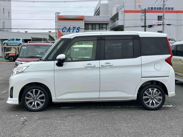 ルーミーカスタムＧ−Ｔターボ　９型ナビ／ＴＶ／ＢＴ／ＤＶＤ　バックカメラ　ドラレコ　ＥＴＣ　クルーズコントロール　ＬＥＤヘッドライト　オートライト　衝突被害軽減ブレーキ　リヤ障害物センサー　革巻きハンドル　スマートキー（千葉県）の中古車