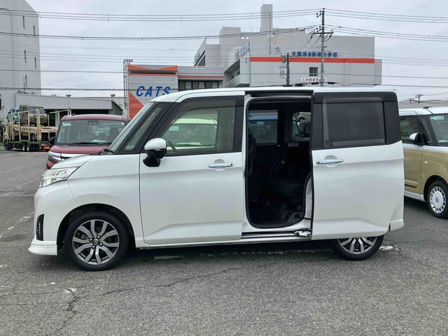 ルーミーカスタムＧ−Ｔターボ　９型ナビ／ＴＶ／ＢＴ／ＤＶＤ　バックカメラ　ドラレコ　ＥＴＣ　クルーズコントロール　ＬＥＤヘッドライト　オートライト　衝突被害軽減ブレーキ　リヤ障害物センサー　革巻きハンドル　スマートキー（千葉県）の中古車