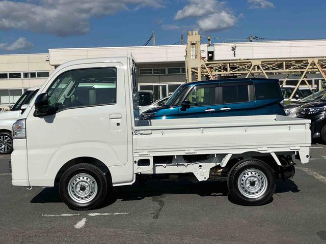 ハイゼットトラックエクストラ４ＷＤ　ＣＶＴ　荷台三方開　リヤ４枚リーフ　ＬＥＤ荷台作業灯　リヤデフロック　バッテリーカバー　ハロゲンヘッドランプ　大型ヘッドレスト　サイドレバー駐車ブレーキ　アシストグリップ　衝突被害軽減ブレーキ（千葉県）の中古車