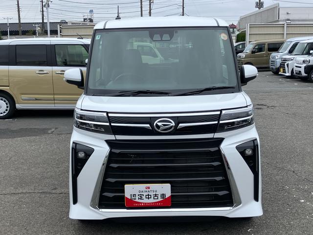 タントカスタムＲＳターボ　バックカメラ　ＬＥＤヘッドライト　オートライト　アダプティブドライビングビーム　衝突被害軽減ブレーキ　コ−ナ−センサー　シートヒーター　両側電動スライドドア　アルミホイール　電動駐車ブレーキ（千葉県）の中古車