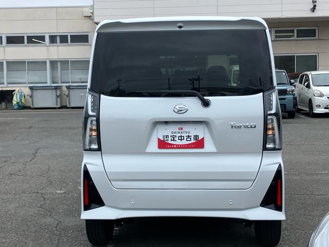 タントカスタムＲＳターボ　バックカメラ　ＬＥＤヘッドライト　オートライト　アダプティブドライビングビーム　衝突被害軽減ブレーキ　コ−ナ−センサー　シートヒーター　両側電動スライドドア　アルミホイール　電動駐車ブレーキ（千葉県）の中古車